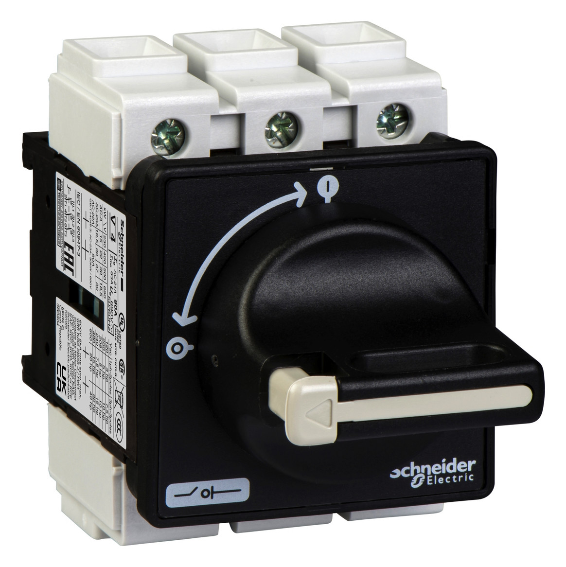 Hauptschalter 80A 3p IP65 Einb 0,022kW/AC Festeinbau