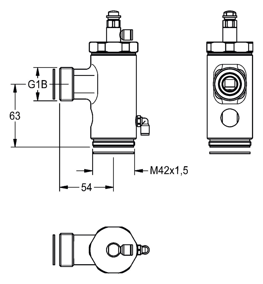 AR WC-Spüler, DN20, UP, fernbetätigt, 2000104835