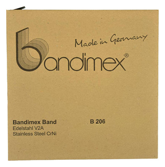 bandimex-Stahlband 5/8 V2A-Edelstahl - 30m