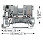 Reihenklemme 0,08-4qmm Serie 769 1Etage 2kl gr 32A Hutschiene TH35