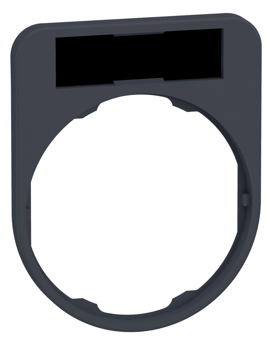 Bezeichnungsschild sw rechteck 30x41mm Bez.Schild