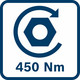 Akku-Schlagschrauber 18V 450Nm 1/2 Zoll Außenvierkant