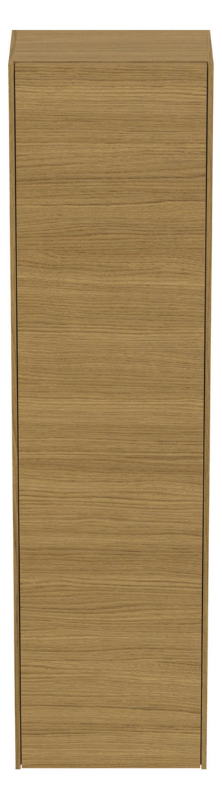 Ideal-Standard Halbhochschrank Conca 1 Tür, Anschlag rechts oder links, 37x25x140cm, Eiche hell Furnier