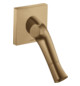 hansgrohe Fertigmontageset Axor Starck Organic UP-2-Griff-Waschtisch-Armatur, Auslauf 187mm, brushed bronze