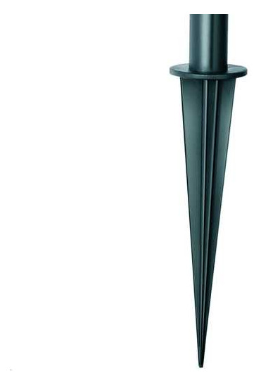 Gartensteckdose 2f sw 1,4m IP44 m.Erdspieß Mit Erdspieß