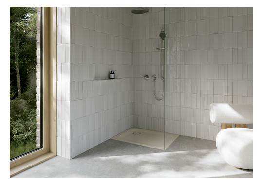 Duschwanne BetteUltra 5840 90x75x2,5cm, pergamon