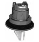 Knebelschalter 3stuf bel.b ws rnd Ø30,5mm Geeignet für Beleuchtung Tastend