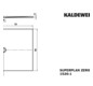 Kaldewei Duschwanne SUPERPLAN ZERO 1520-1 75x90cm, Secure Plus, weiß