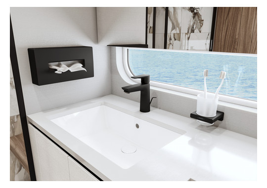 hansgrohe Kosmetiktuchbox AddStoris 265x145mm, Wandmontage, mattschwarz
