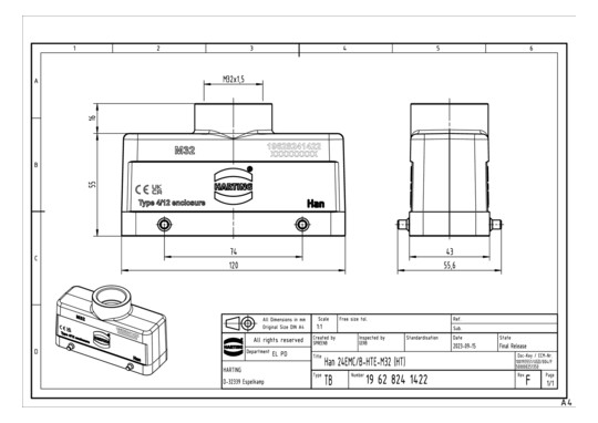 HART Gehäuse M32 19628241422 19628241422 