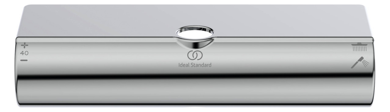 Ideal-Standard Wrap-Over Ablage Ceratherm T für Duschsysteme, chrom