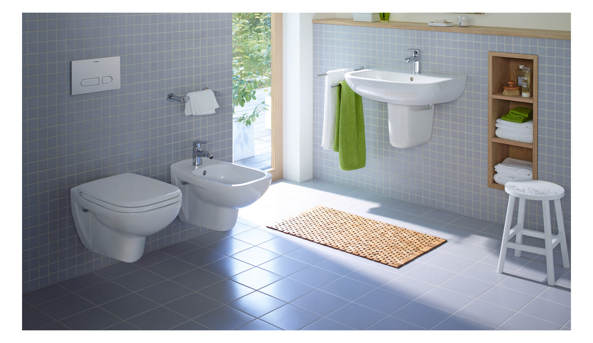 Duravit WC-Sitz D-Code mit Absenkautomatik, Scharniere Kunststoff, weiß