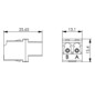LWL-Kupplung LC-D LC-D Singlemode und bl Kst Keramik einrasten