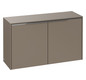 V&B Sideboard Subway 3.0 72,8x42,3x25,6cm, Griff Aluminium glänzend, taupe