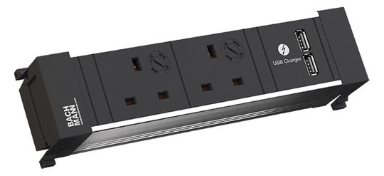 Bachmann Power Frame 2xUK 1xUSB  916.100 