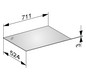 KEUCO Abdeckplatte Edition 11 71,1 x 0,3 x 52,4 cm, Cashmere, Glas Cashmere, ESG Glas Unterseite lackiert