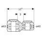 Geberit Reduktion FlowFit Ø 63 x 40 mm, PPSU