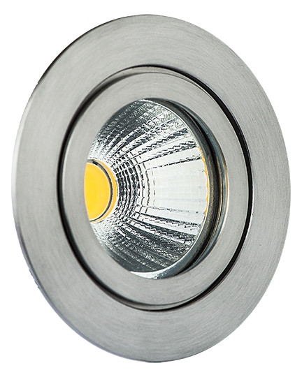 LED-Einbaustrahler 8W TULKA 2700K 738lm Konv 1LED Edst IP55 mt RF:hochglänzend