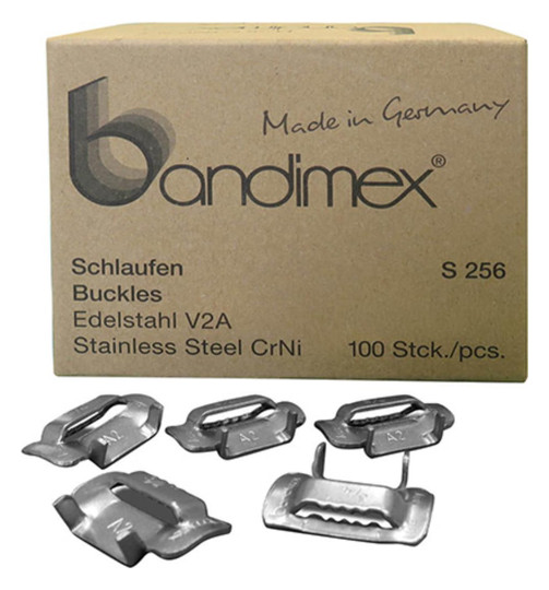 bandimex-Schlaufen 5/8 V2A-Edelstahl (100 Stück)