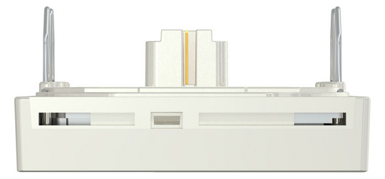 Raumtemperaturregler UP Zigbee alu mt Bedienelement Mit Vor-Ort Bedienung