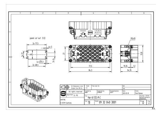 HART HAN 40 EEE-M-C          09320403001 