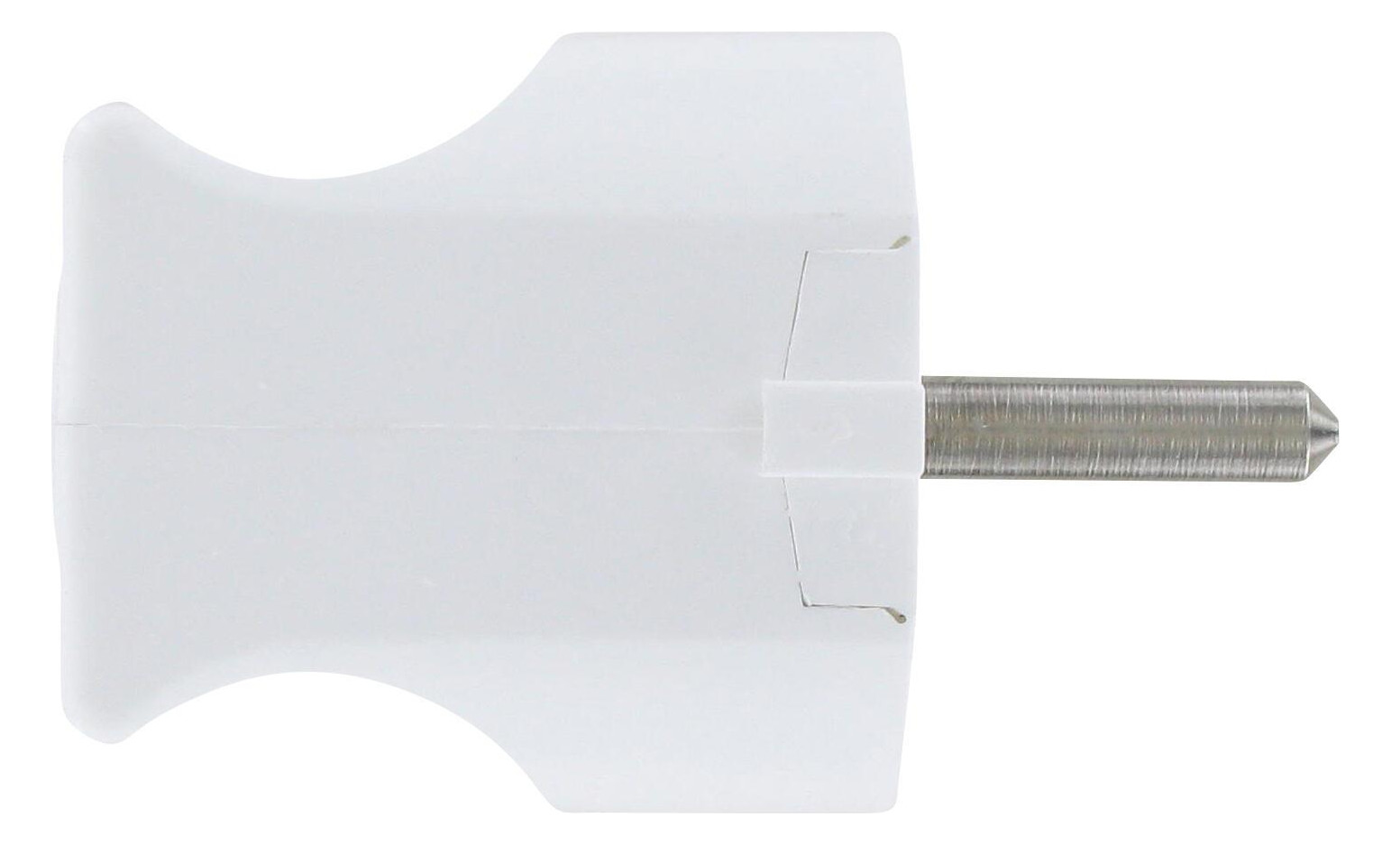 Schutzkontaktstecker 16A 230V Kst IP20 ger ws Schraubkl