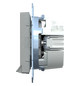 Steckdose 1f alu mt System M UP m.OL m.BS Mit Orientierungslicht IP20