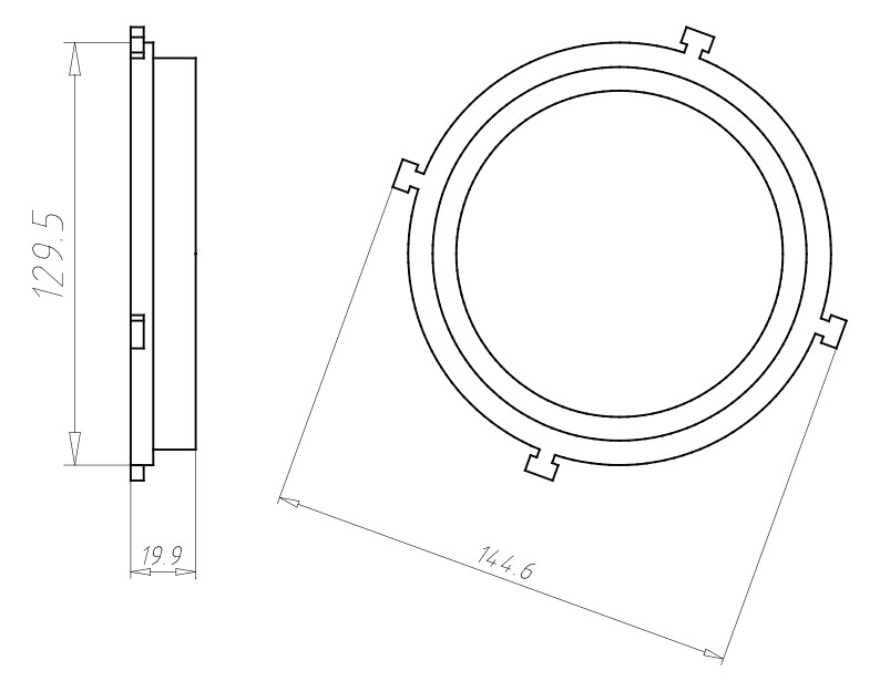 Frontteil HaloX Zubehör