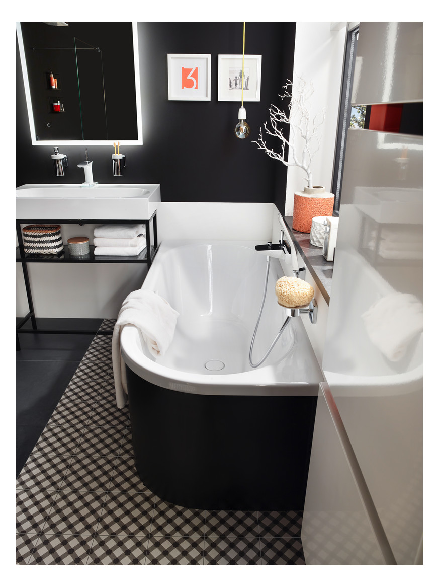 Kaldewei Badewanne CENTRO DUO 1 rechts 130 170x75cm, Griffloch, weiß Kaldewei Badewanne CENTRO DUO 1 rechts 130 170x75cm, Griffloch, weiß