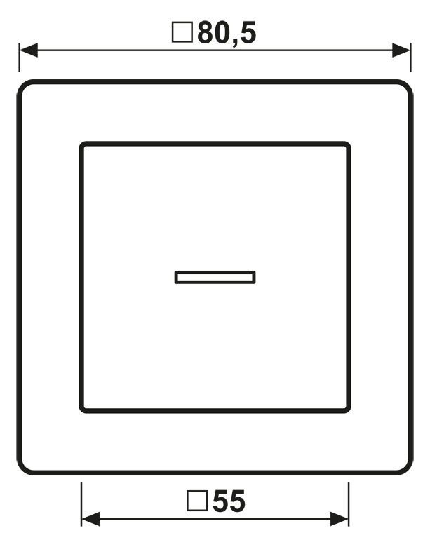 Abdeckung Schalter AS / NaV aws glz Abdeckung Schalter AS / NaV aws glz
