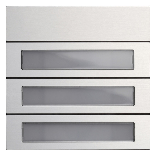 GIRA 5533916 Ruftastenm.3f System 106 
