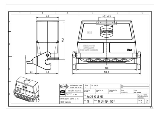 HART Han 24B-KG-LB-M32       19300240757 