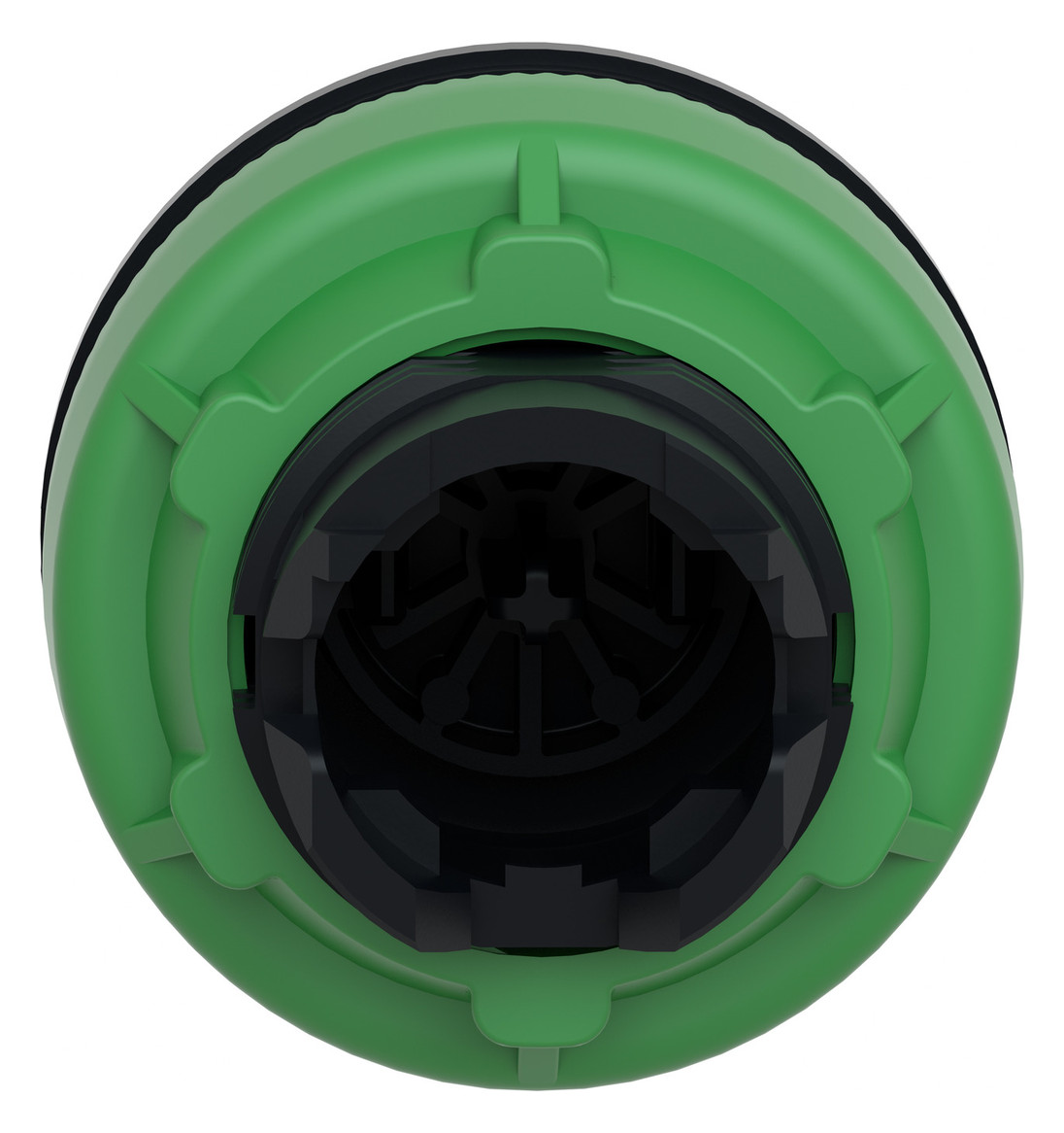 Drucktaster Front 1f sw Ø30mm rnd IP66 37x37mm Tastend