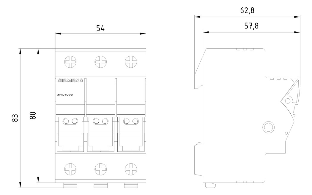 Sicherheitsschalter 32 A 3p IP00