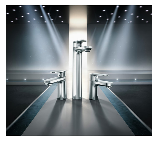 hansgrohe Waschtisch-Einhebelmischer 190 Vernis Blend mit Zugstangen-Ablaufgarnitur, chrom