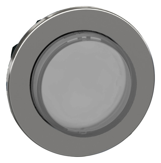 Drucktaster Front 1f ws bel.b Ø30,5mm rnd Geeignet für Beleuchtung IP66