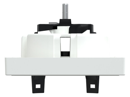 Steckdose 1f akws glz System M UP m.BS IP20 aktivweiß