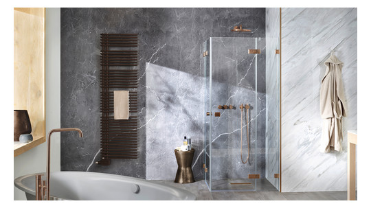 Bemm Badheizkörper Habanera 831 x 603 mm, mittelgrau, wendbar