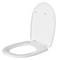 Duravit WC-Sitz Duraplus ohne Absenkautomatik, Scharniere Kunststoff, weiß