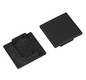 Endkappe sw Alu L25,1mm B23mm H7mm