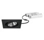 LED-Einbaustrahler 7W 2700K 740lm Konv sw mt 1LED Alu IP20 RF:hochglänzend