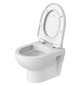 Duravit WC-Sitz No. 1 ohne Absenkautomatik, Scharniere Edelstahl, abnehmbar, weiß