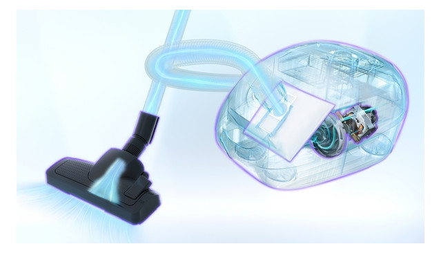 Bodenstaubsauger 600W 220 80dB sw 4,2kg 3,5l 220-240V Microfilter 5m