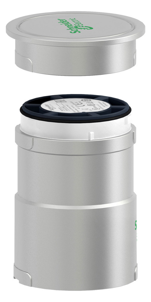 Signalsäule Anschluss gr f.Rohr f.Boden Geeignet für Rohrmontage