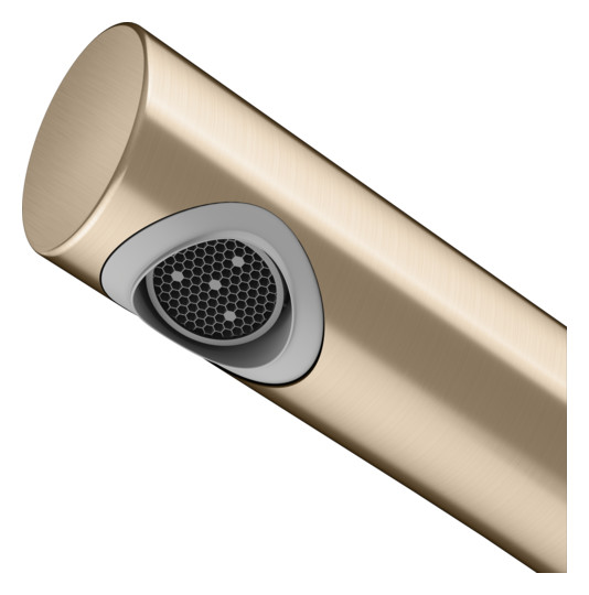 KEUCO Fertigmontageset Edition 400 UP-Waschtisch-Einhebelmischer, ohne Ablaufgarnitur, Bronze gebürstet, Ausladung 197 mm