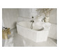 6-Eck-Badewanne BetteStarlet 2040 188x70x42cm, Glasur, starwhite