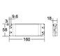 LED-Trafo 1-30W 12V IP20 Kstgeh stat 160x58x18mm