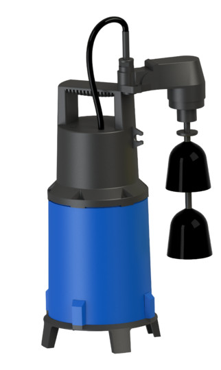 SFA Schmutzwasserpumpe Sanisub ZPK 40 AV, Fördervolumen 10 cbm, für Kellerentwässerung