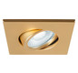 SLV Abdeckring gold matt eckig   1007194 