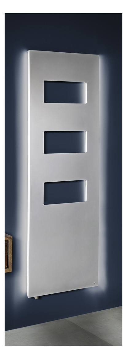 Bemm Planheizwand Plawa SPA Pur 1800 x 775 mm, edelweiß, M-Anschluss, pulverbeschichtet